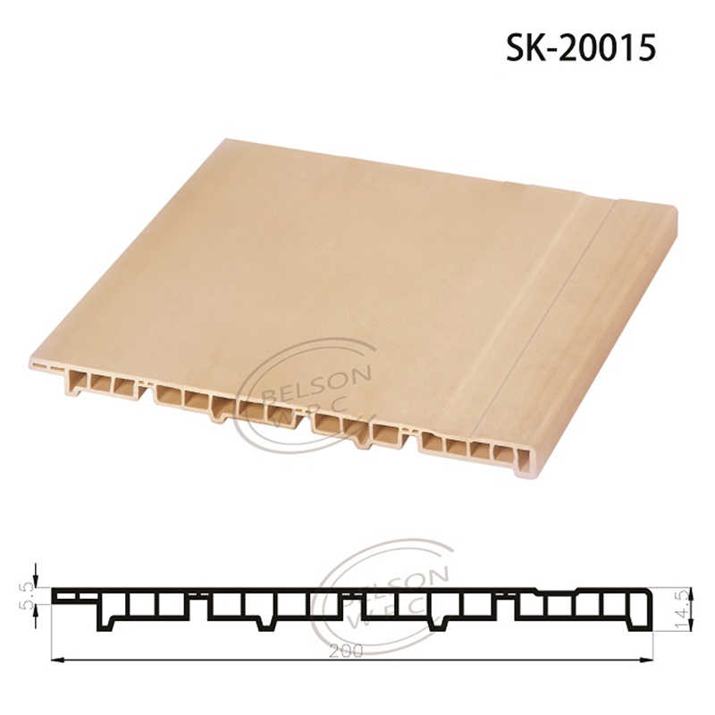 保尔森 SK-20015 PVC膜层压房屋木塑踢脚板