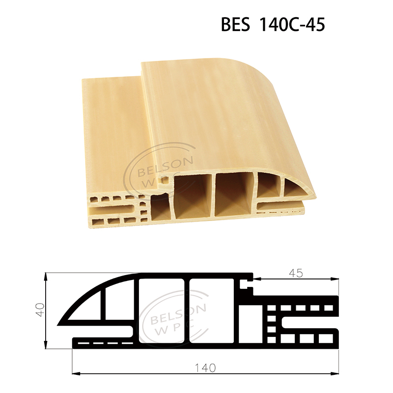 保尔森 BES140C-45 14cm弧形木塑材料框架