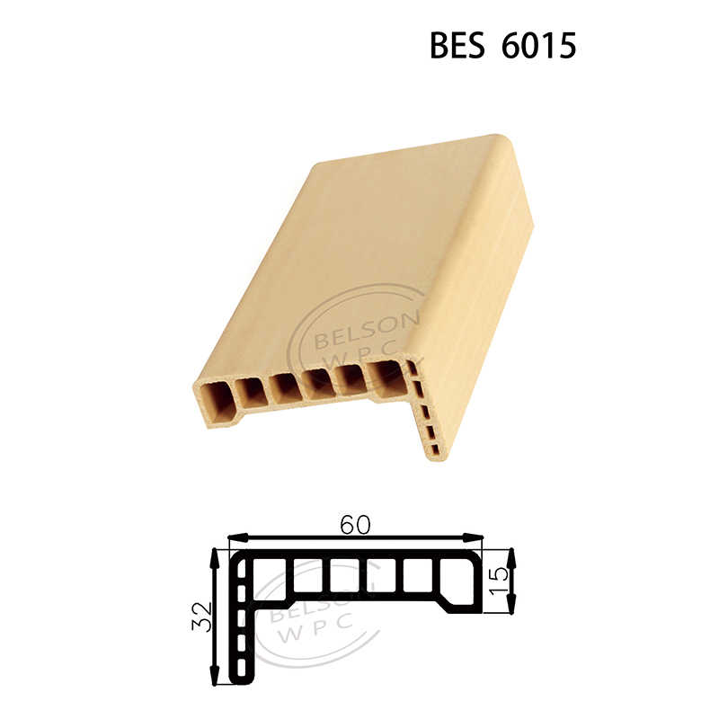 保尔森 BES-6015 长度定制 6cm宽度L形WPC门楣
