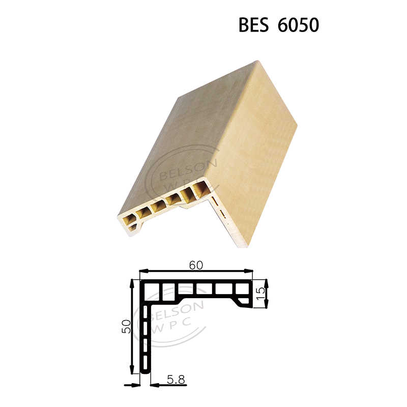 保尔森 BES-6050 长度定制 6cm宽度直形装饰木塑门楣