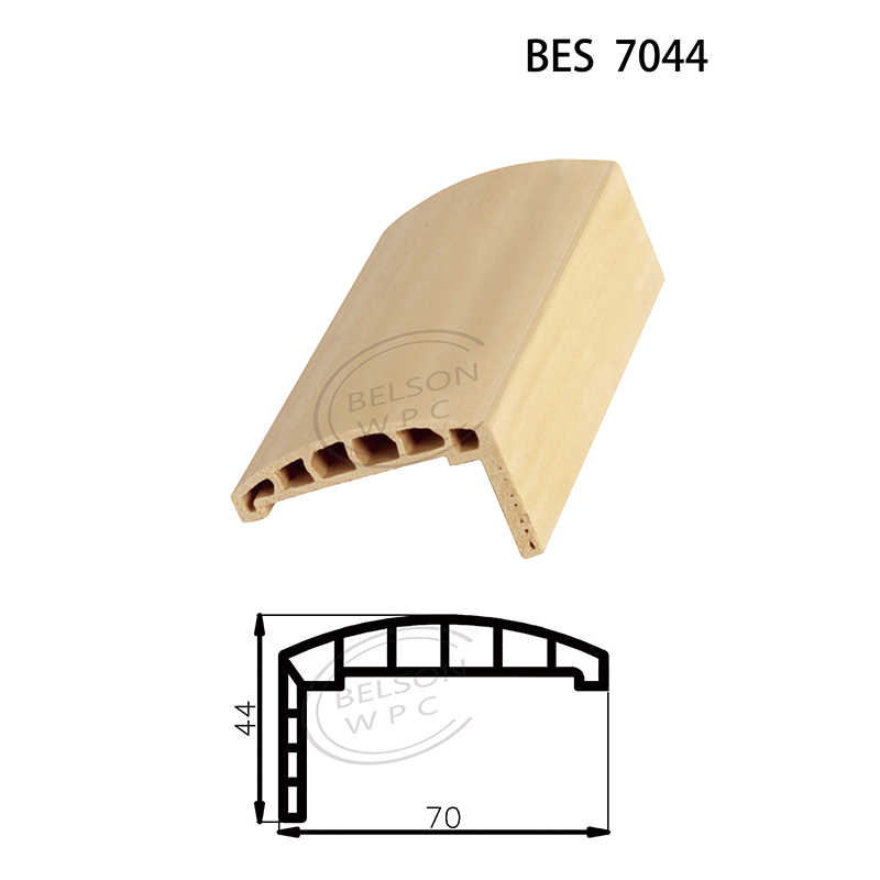 保尔森 BES-7044 长度定制 7cm 宽度圆形木塑门楣