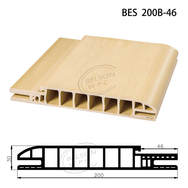 保尔森BES 200B-46N定制长宽20厘米厚40毫米弧形木塑门框