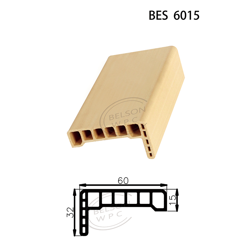 保尔森 BES-6015 长度定制 6厘米宽度直形木塑室内门门楣